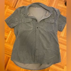 Ribbed Men’s Button Down